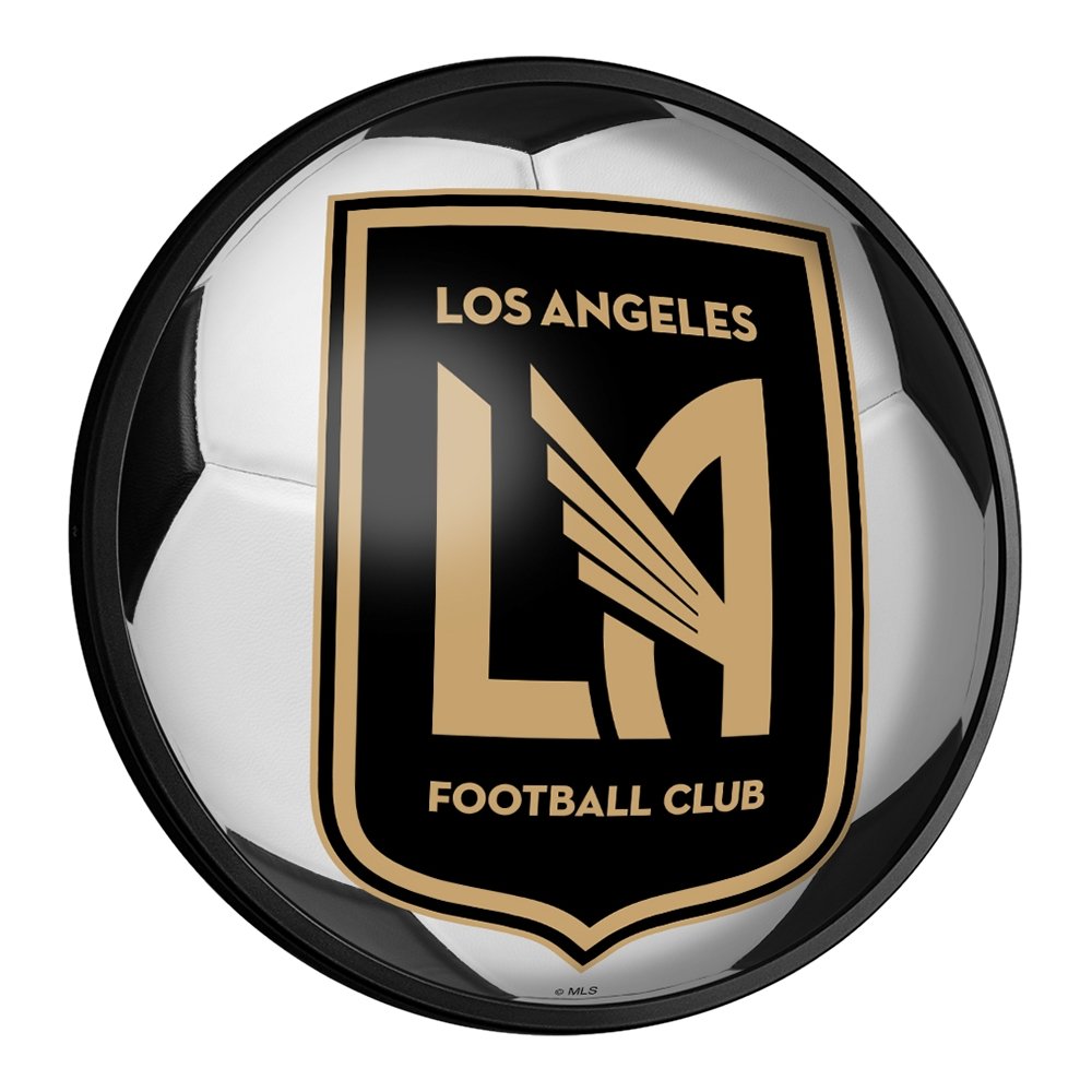 Los Angeles Football Club: Soccer - Round Slimline Lighted Wall Sign - The Fan-Brand