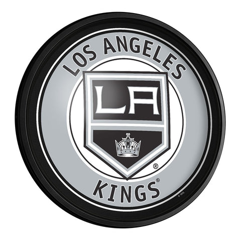 Los Angeles Kings: Round Slimline Lighted Wall Sign - The Fan-Brand
