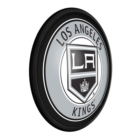 Los Angeles Kings: Round Slimline Lighted Wall Sign - The Fan-Brand