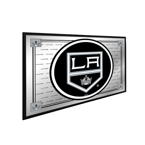 Los Angeles Kings: Team Spirit - Framed Mirrored Wall Sign - The Fan-Brand