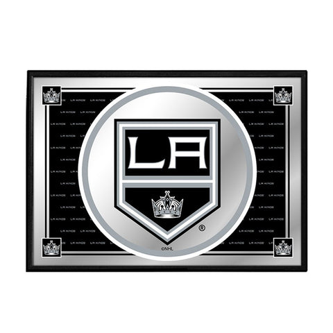 Los Angeles Kings: Team Spirit - Framed Mirrored Wall Sign - The Fan-Brand
