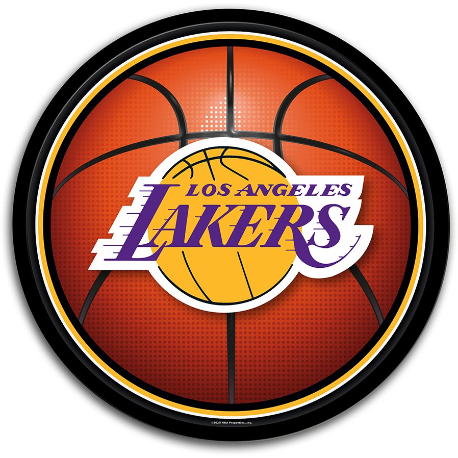 Los Angeles Lakers: Basketball - Modern Disc Wall Sign - The Fan-Brand