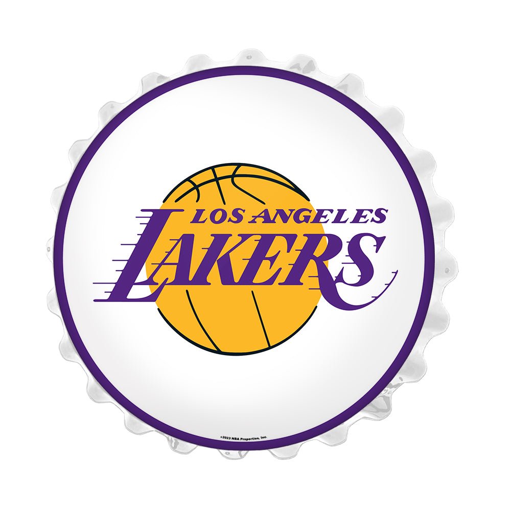 Los Angeles Lakers: Bottle Cap Wall Light - The Fan-Brand