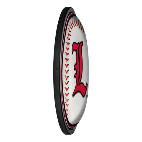 Louisville Cardinals: Baseball - Slimline Lighted Wall Sign - The Fan-Brand