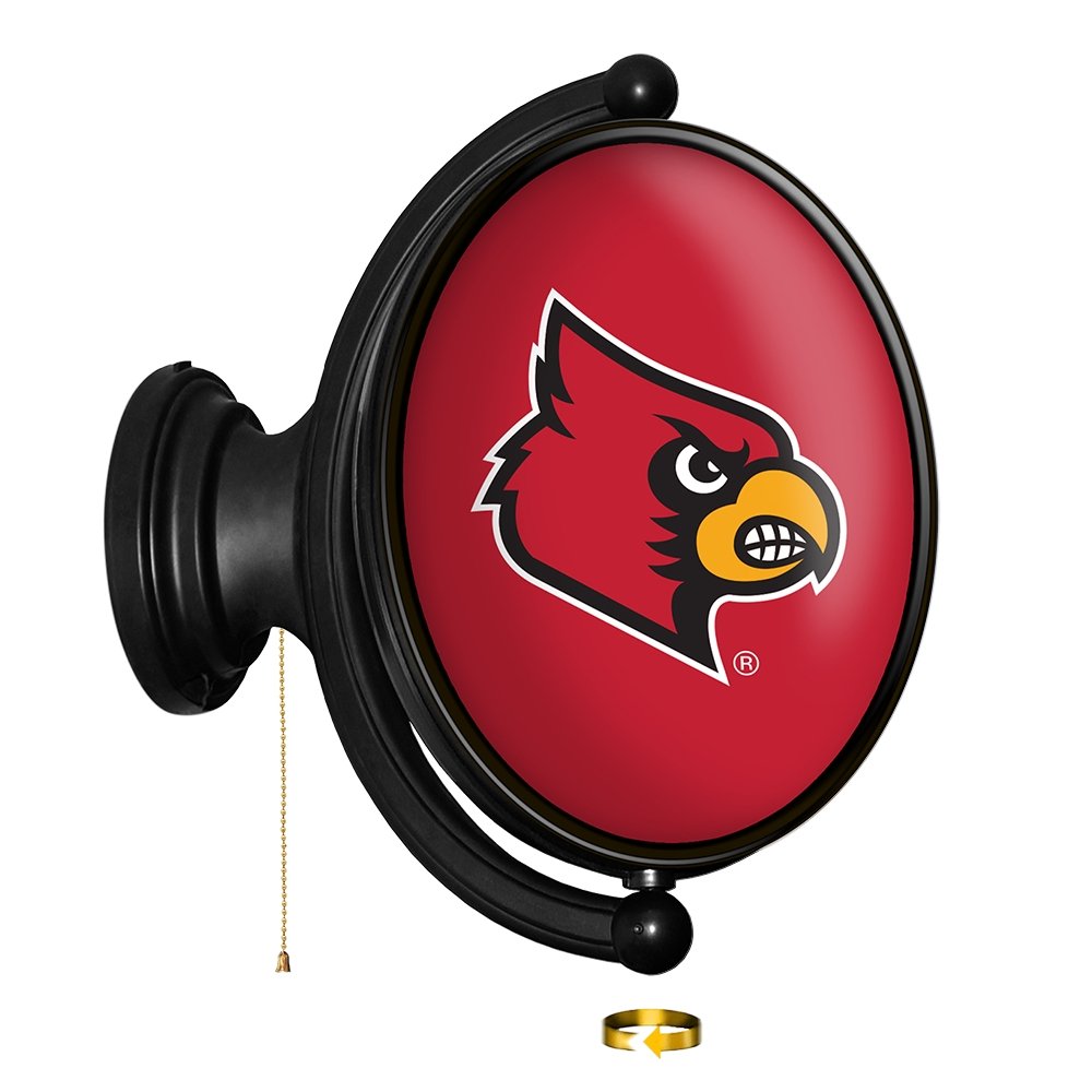 Louisville Cardinals 24 Cracked Color Barrel Top Sign