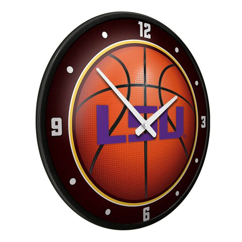 LSU Tigers: Basketball - Modern Disc Wall Clock - The Fan-Brand