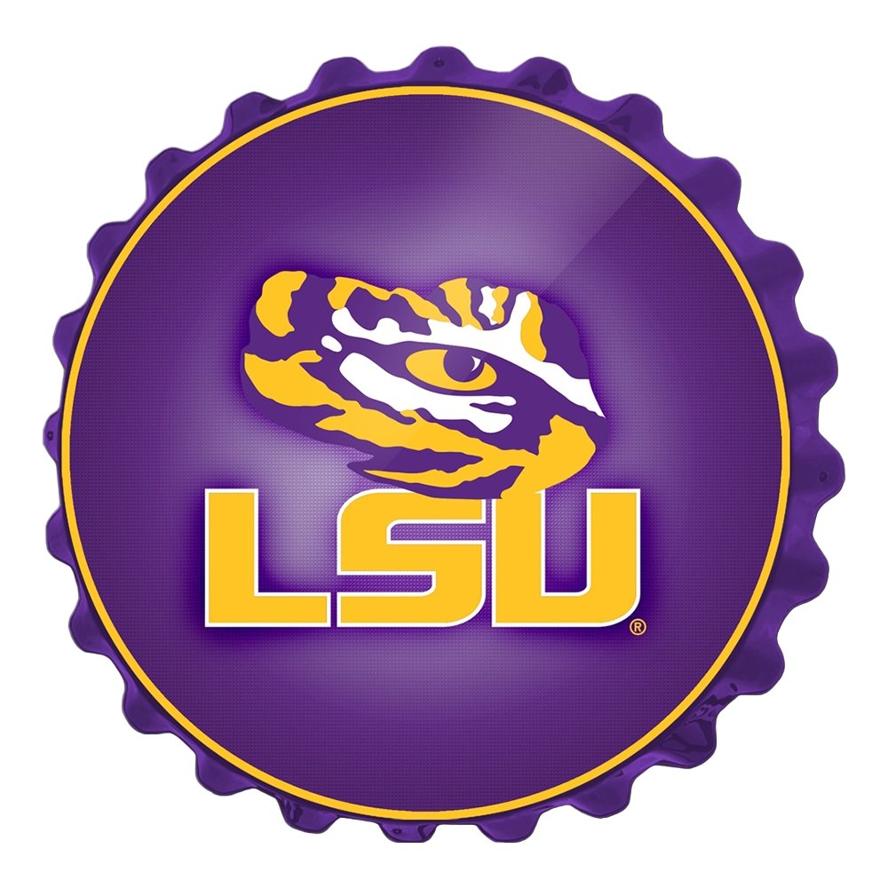 LSU Tigers: Bottle Cap Wall Sign - The Fan-Brand