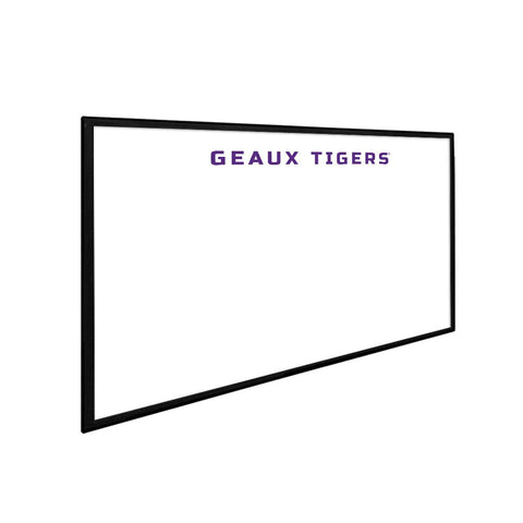 LSU Tigers: Geaux Tigers - Framed Dry Erase Wall Sign - The Fan-Brand