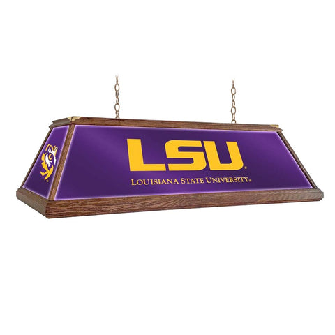 LSU Tigers: Premium Wood Pool Table Light - The Fan-Brand