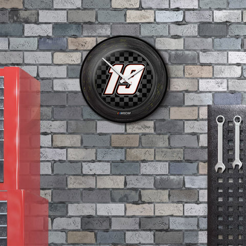 Martin Truex, Jr.: Tire Framed - Modern Disc Wall Clock - The Fan-Brand