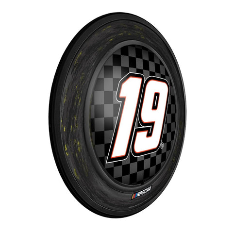 Martin Truex, Jr.: Tire Framed - Round Slimline Lighted Wall Sign - The Fan-Brand