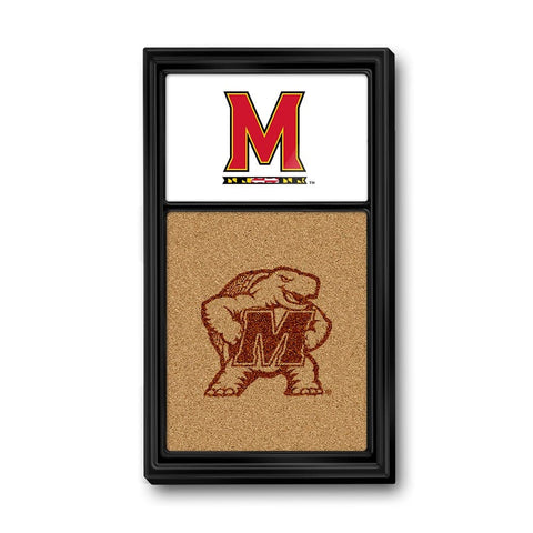 Maryland Terrapins: Dual Logos - Cork Note Board - The Fan-Brand