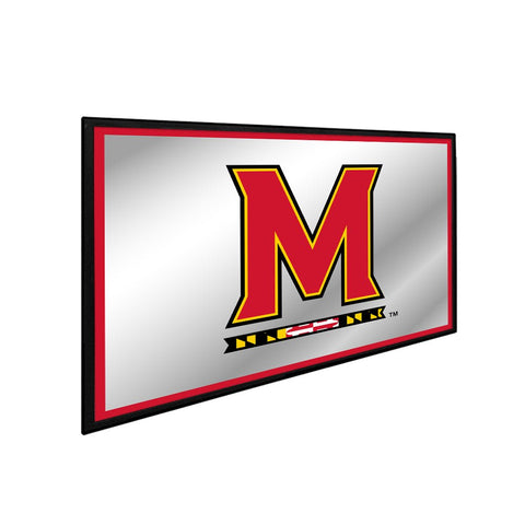 Maryland Terrapins: Framed Mirrored Wall Sign - The Fan-Brand