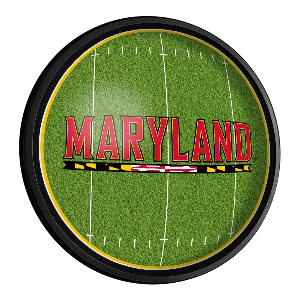 Maryland Terrapins: On the 50 - Slimline Lighted Wall Sign - The Fan-Brand