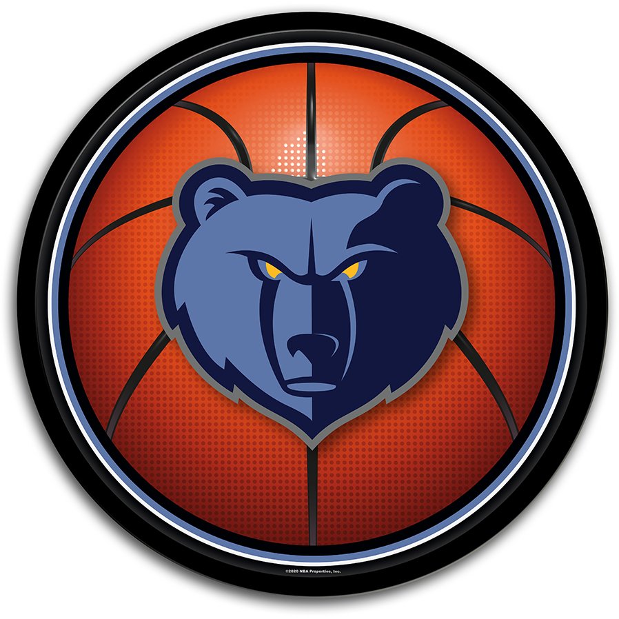 Memphis Grizzlies: Basketball - Modern Disc Wall Sign - The Fan-Brand