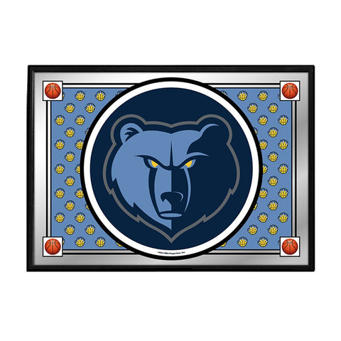 Memphis Grizzlies: Team Spirit - Framed Mirrored Wall Sign - The Fan-Brand