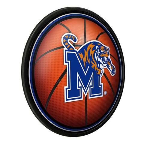 Memphis Tigers: Basketball - Modern Disc Wall Sign - The Fan-Brand