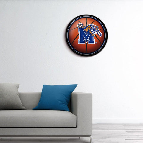 Memphis Tigers: Basketball - Modern Disc Wall Sign - The Fan-Brand