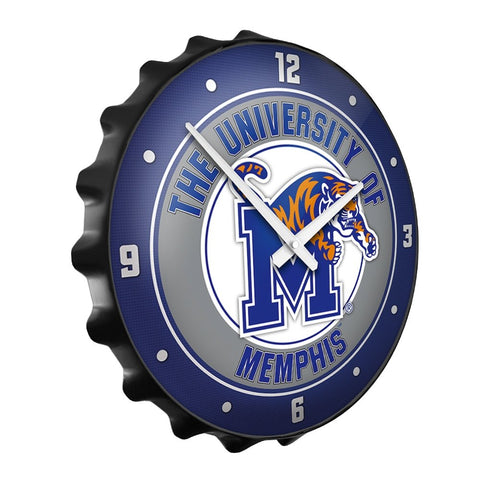 Memphis Tigers: Bottle Cap Wall Clock - The Fan-Brand