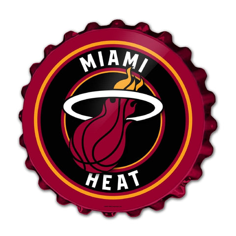 Miami Heat: Bottle Cap Wall Sign - The Fan-Brand