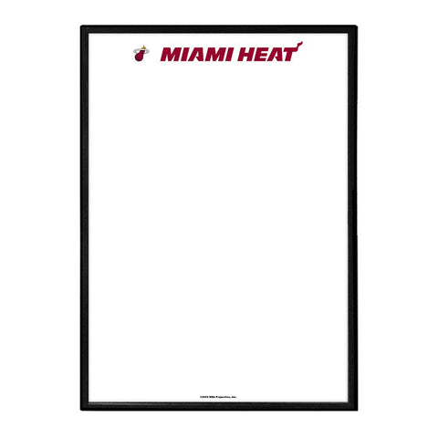 Miami Heat: Framed Dry Erase Wall Sign - The Fan-Brand