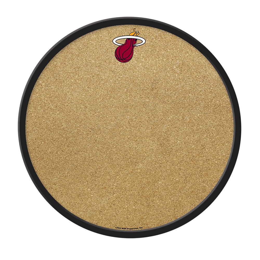 Miami Heat: Modern Disc Cork Board - The Fan-Brand