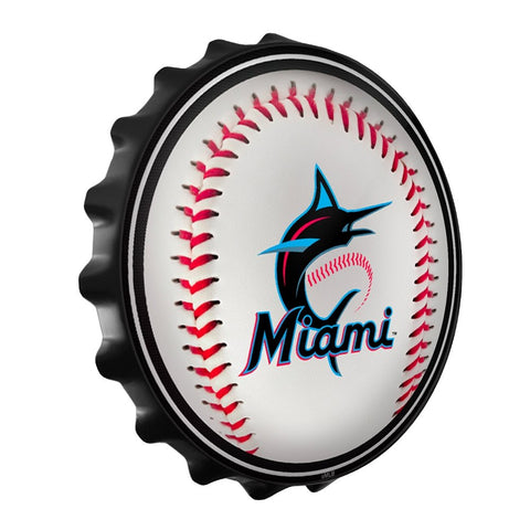 Miami Marlins: Baseball - Bottle Cap Wall Sign - The Fan-Brand