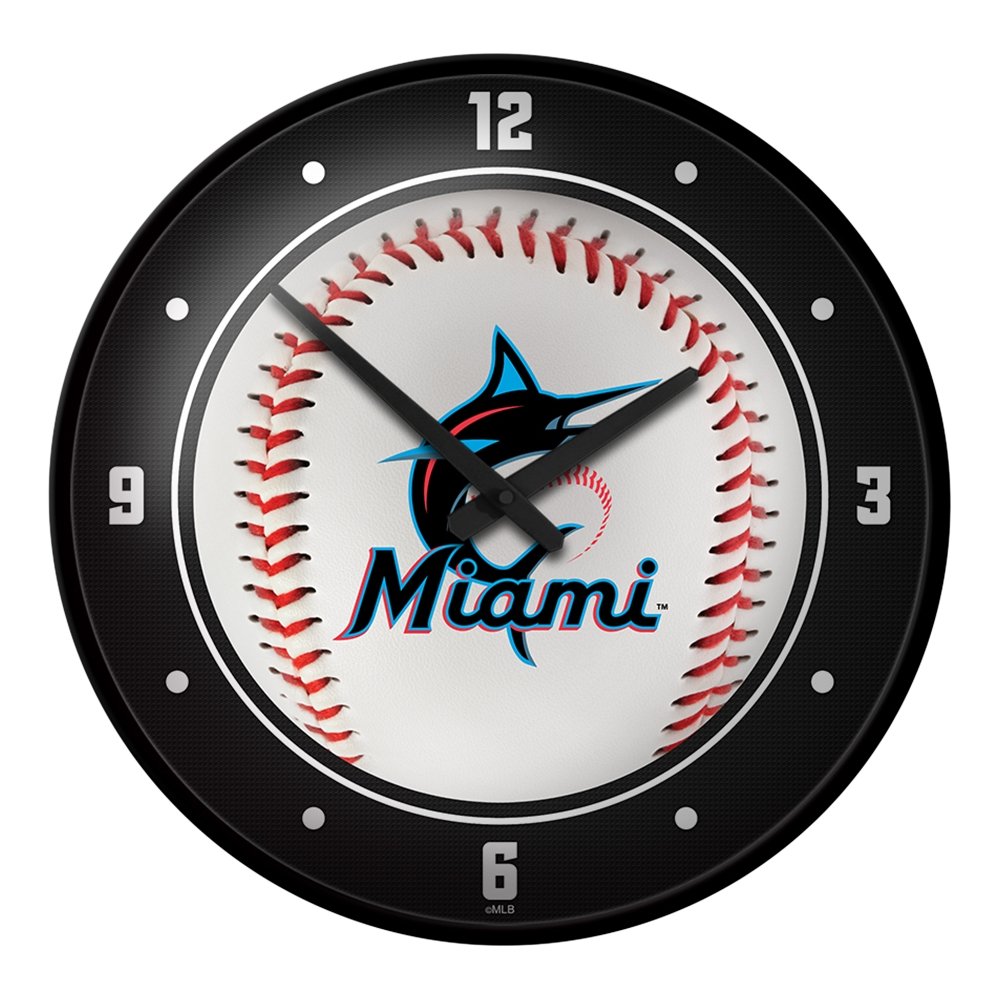 Miami Marlins: Baseball - Modern Disc Wall Clock - The Fan-Brand