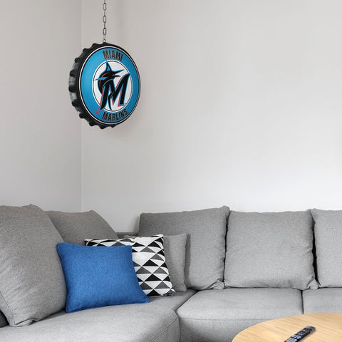 Miami Marlins: Bottle Cap Dangler - The Fan-Brand