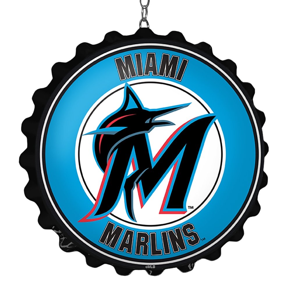 Miami Marlins: Bottle Cap Dangler - The Fan-Brand