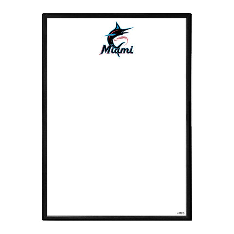 Miami Marlins: Framed Dry Erase Wall Sign - The Fan-Brand