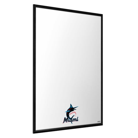 Miami Marlins: Framed Dry Erase Wall Sign - The Fan-Brand