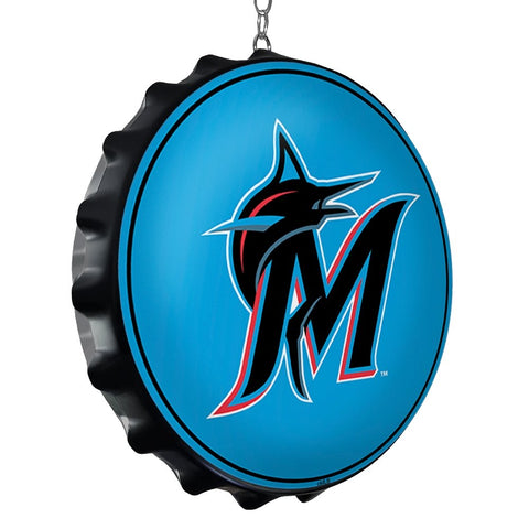 Miami Marlins: Logo - Bottle Cap Dangler - The Fan-Brand