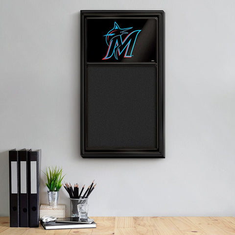 Miami Marlins: Logo - Chalk Note Board - The Fan-Brand
