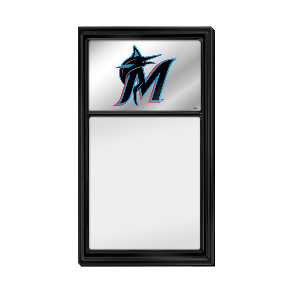 Miami Marlins: Logo - Mirrored Dry Erase Note Board - The Fan-Brand