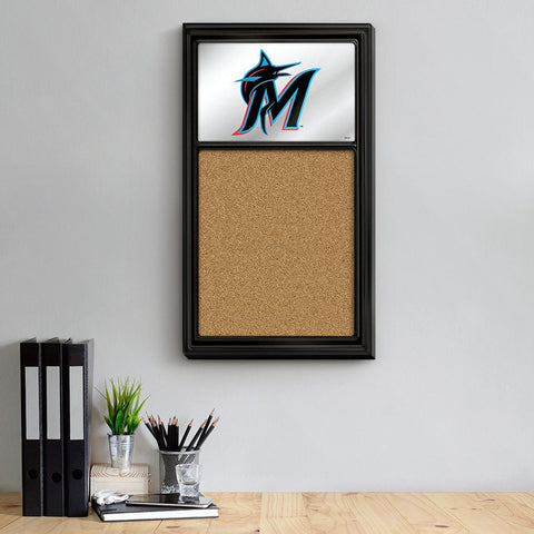 Miami Marlins: Logo - Mirrored Dry Erase Note Board - The Fan-Brand