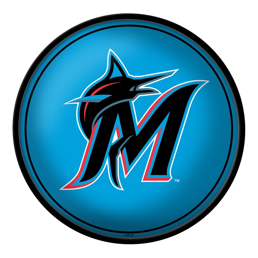 Miami Marlins: Logo - Modern Disc Wall Sign - The Fan-Brand