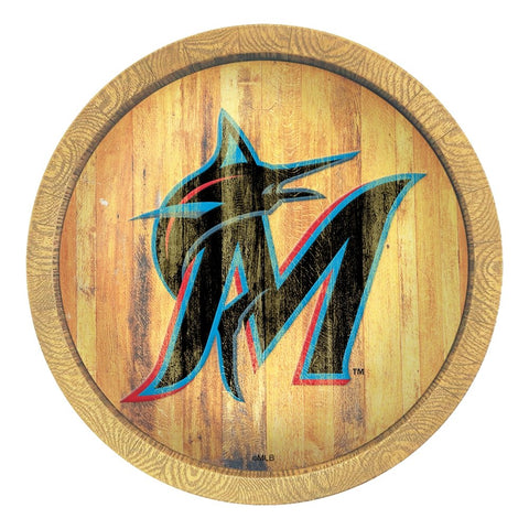 Miami Marlins: Logo - Weathered 
