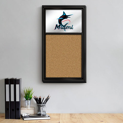 Miami Marlins: Mirrored Dry Erase Note Board - The Fan-Brand