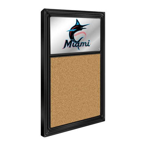 Miami Marlins: Mirrored Dry Erase Note Board - The Fan-Brand