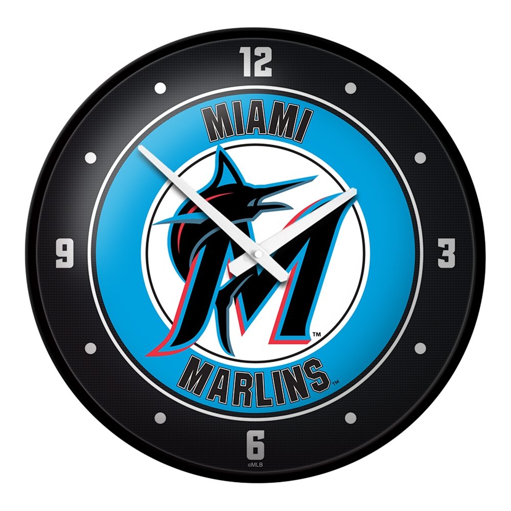 Miami Marlins: Modern Disc Wall Clock - The Fan-Brand