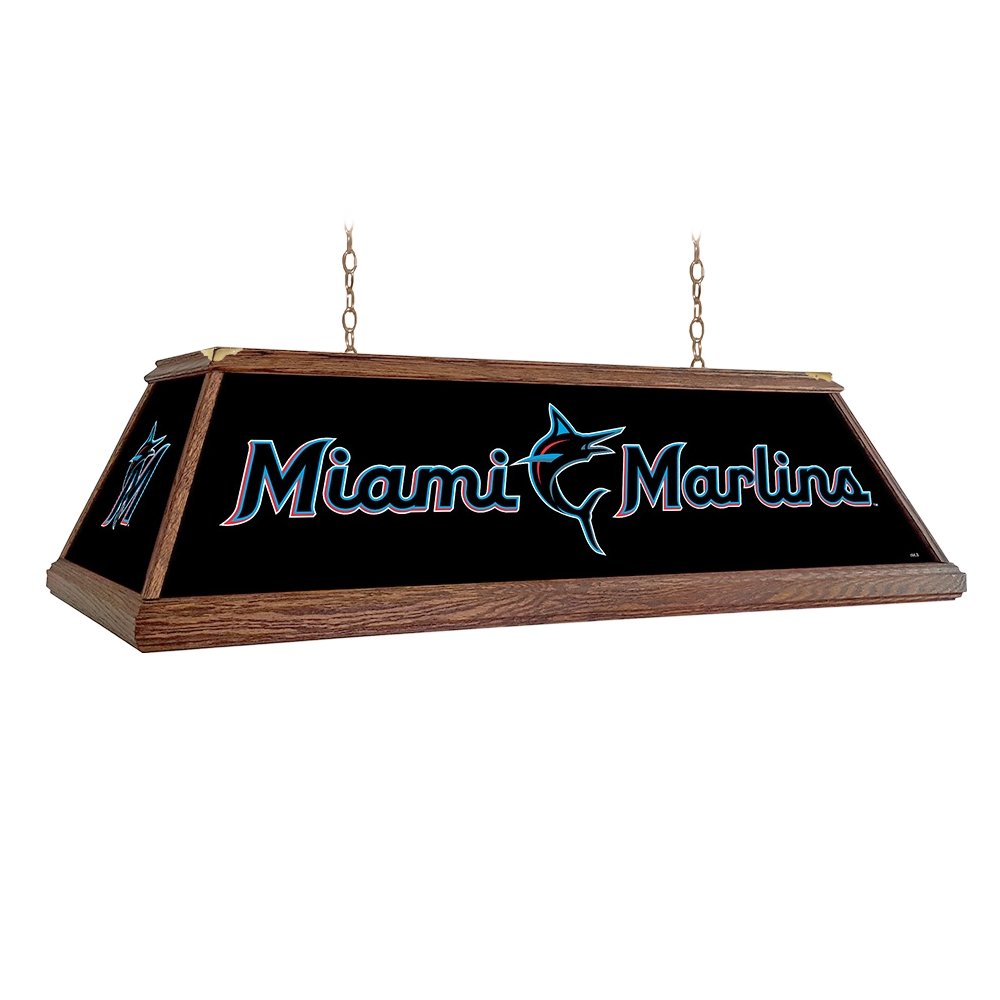 Miami Marlins Baseball Wood Sign