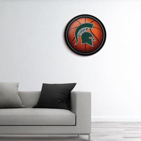 Michigan State Spartans: Basketball - Modern Disc Wall Sign - The Fan-Brand