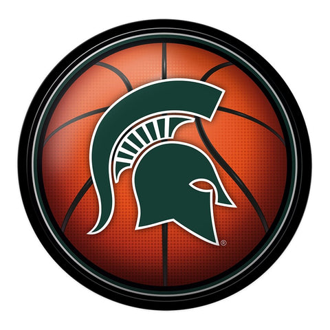 Michigan State Spartans: Basketball - Modern Disc Wall Sign - The Fan-Brand