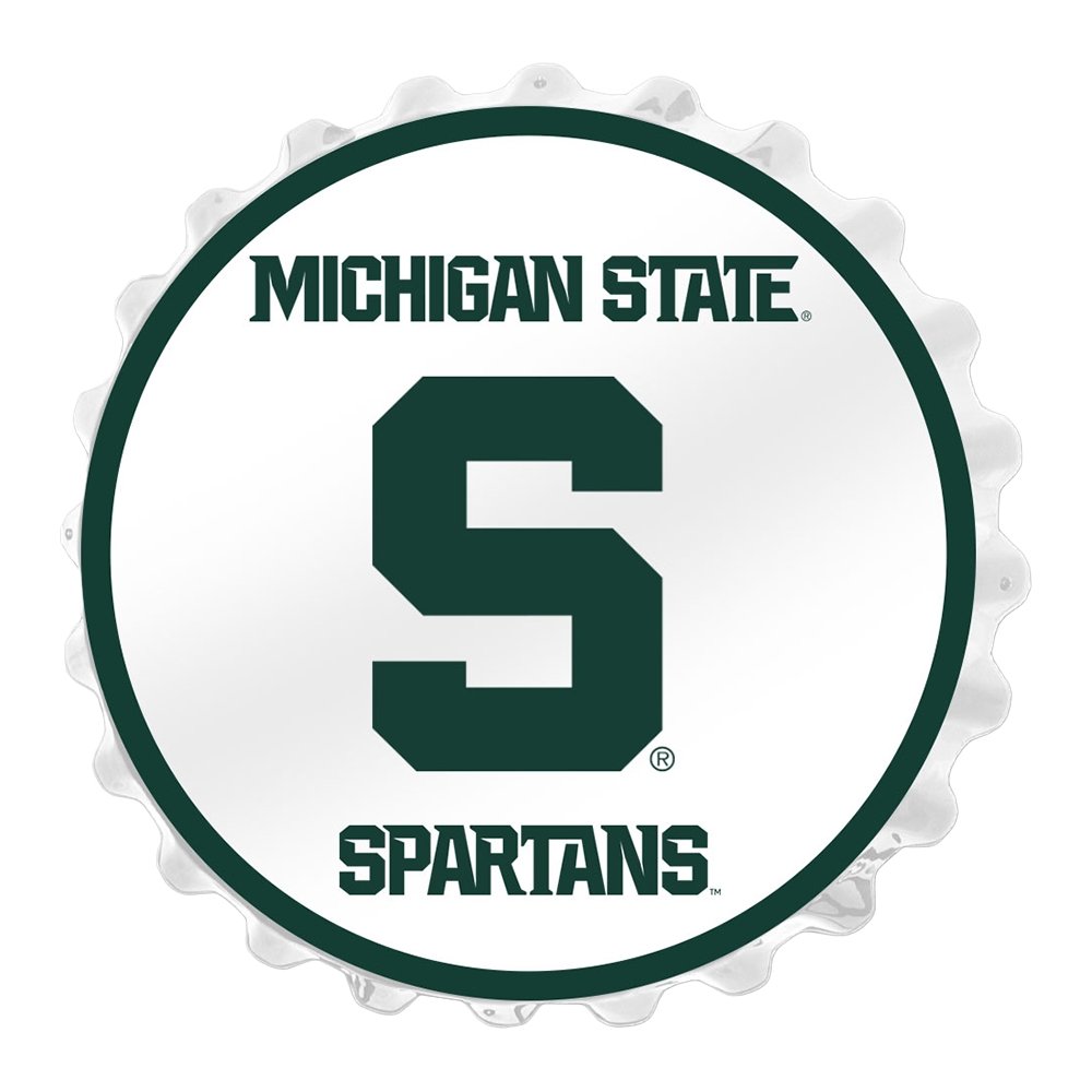 Michigan State Spartans: Block S - Bottle Cap Wall Light - The Fan-Brand