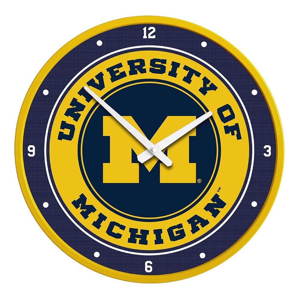 Michigan Wolverines: Modern Disc Wall Clock - The Fan-Brand
