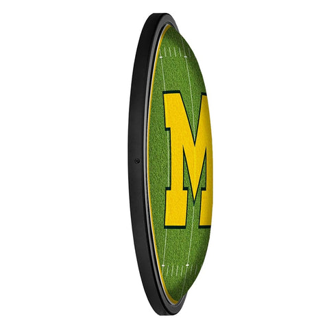 Michigan Wolverines: On the 50 - Slimline Lighted Wall Sign - The Fan-Brand