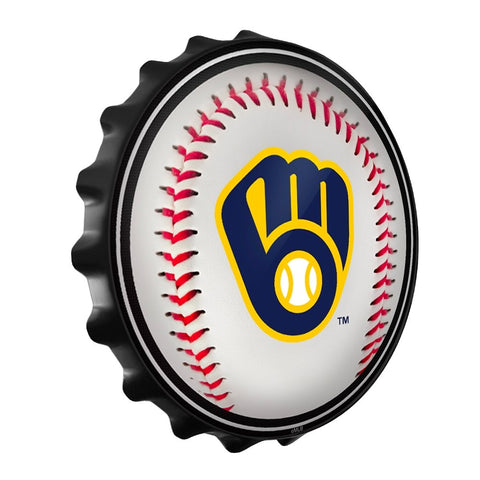 Milwaukee Brewers: Baseball - Bottle Cap Wall Sign - The Fan-Brand