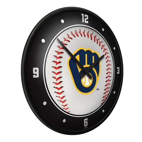 Milwaukee Brewers: Baseball - Modern Disc Wall Clock - The Fan-Brand