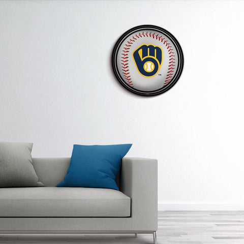 Milwaukee Brewers: Baseball - Modern Disc Wall Sign - The Fan-Brand